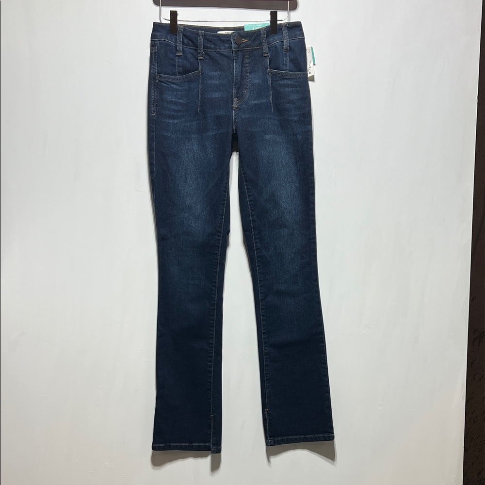 NWT Maurice’s Women’s EverFlex Dark Blue Slim Boot Cut Jeans size 4